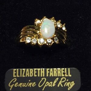 Vintage Elizabeth Farrell Opal Ring